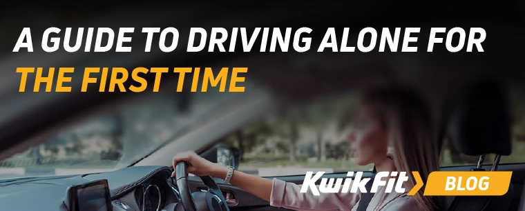 Driver alone in the car